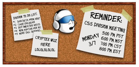 CS:S Divisional Meeting - 3/7/11